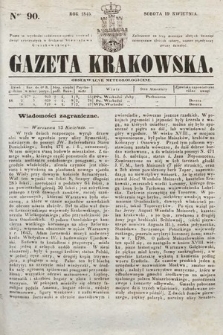 Gazeta Krakowska. 1845, nr 90