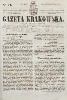 Gazeta Krakowska. 1845, nr 94