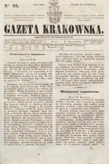 Gazeta Krakowska. 1845, nr 95