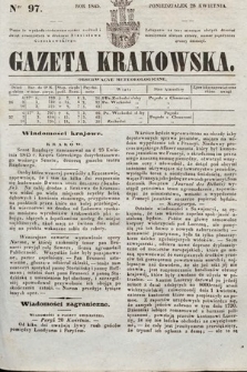 Gazeta Krakowska. 1845, nr 97