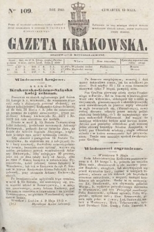 Gazeta Krakowska. 1845, nr 109