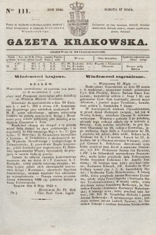 Gazeta Krakowska. 1845, nr 111