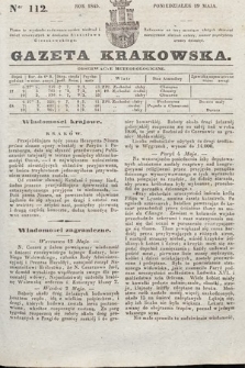 Gazeta Krakowska. 1845, nr 112
