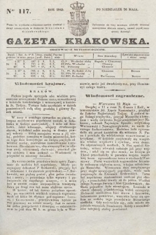 Gazeta Krakowska. 1845, nr 117
