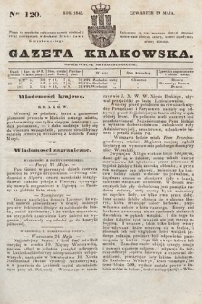 Gazeta Krakowska. 1845, nr 120
