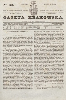 Gazeta Krakowska. 1845, nr 121