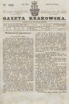 Gazeta Krakowska. 1845, nr 122