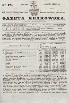 Gazeta Krakowska. 1845, nr 124