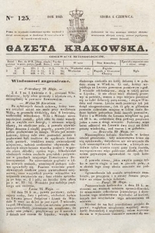 Gazeta Krakowska. 1845, nr 125