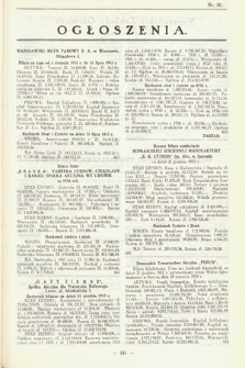 Ogłoszenia [dodatek do Dziennika Urzędowego Ministerstwa Skarbu]. 1934, nr 20