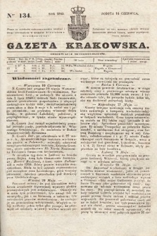 Gazeta Krakowska. 1845, nr 134