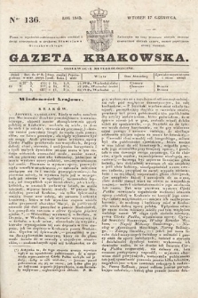 Gazeta Krakowska. 1845, nr 136