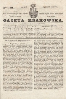 Gazeta Krakowska. 1845, nr 139