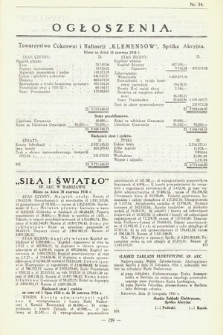 Ogłoszenia [dodatek do Dziennika Urzędowego Ministerstwa Skarbu]. 1934, nr 34