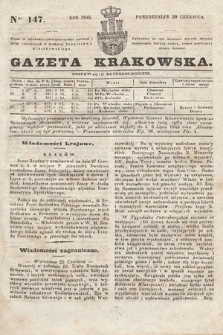 Gazeta Krakowska. 1845, nr 147