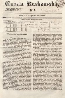 Gazeta Krakowska. 1848, nr 5