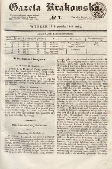 Gazeta Krakowska. 1848, nr 7