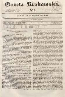 Gazeta Krakowska. 1848, nr 9