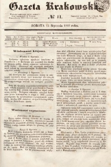 Gazeta Krakowska. 1848, nr 11