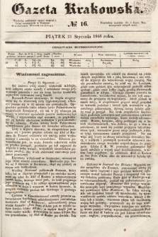 Gazeta Krakowska. 1848, nr 16