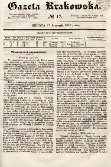 Gazeta Krakowska. 1848, nr 17