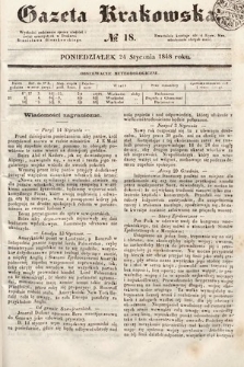 Gazeta Krakowska. 1848, nr 18