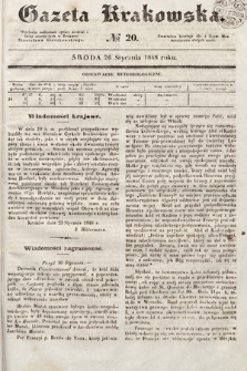 Gazeta Krakowska. 1848, nr 20