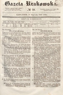 Gazeta Krakowska. 1848, nr 21