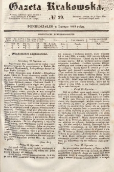 Gazeta Krakowska. 1848, nr 29