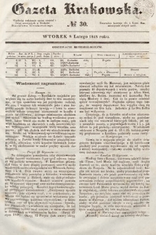 Gazeta Krakowska. 1848, nr 30