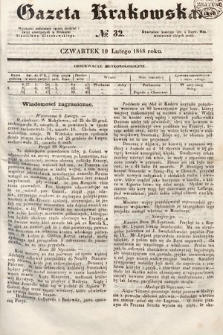 Gazeta Krakowska. 1848, nr 32