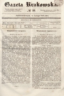 Gazeta Krakowska. 1848, nr 35