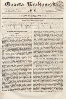 Gazeta Krakowska. 1848, nr 37