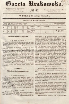 Gazeta Krakowska. 1848, nr 42