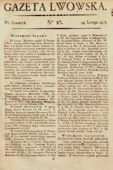 Gazeta Lwowska. 1816, nr 27