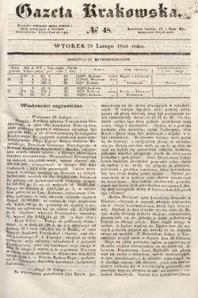 Gazeta Krakowska. 1848, nr 48