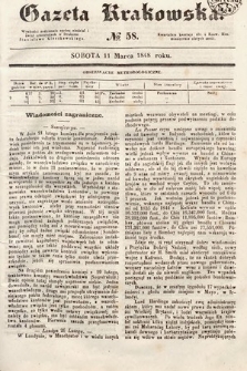 Gazeta Krakowska. 1848, nr 58