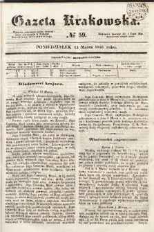 Gazeta Krakowska. 1848, nr 59