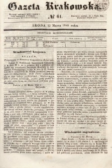 Gazeta Krakowska. 1848, nr 61