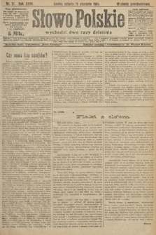 Słowo Polskie. 1921, nr 21