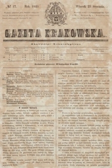 Gazeta Krakowska. 1849, nr 17