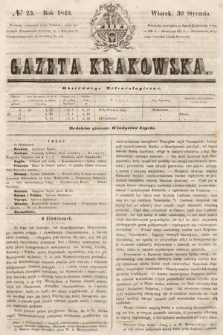 Gazeta Krakowska. 1849, nr 23