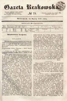 Gazeta Krakowska. 1848, nr 71