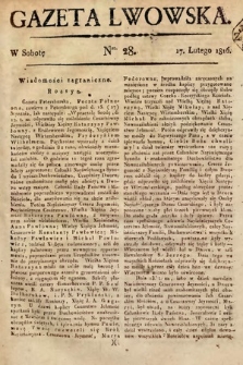 Gazeta Lwowska. 1816, nr 28