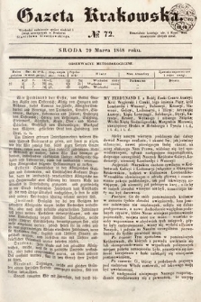 Gazeta Krakowska. 1848, nr 72