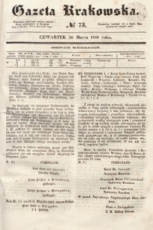 Gazeta Krakowska. 1848, nr 73