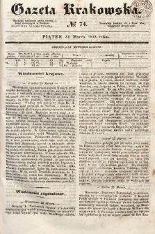 Gazeta Krakowska. 1848, nr 74