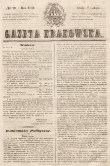 Gazeta Krakowska. 1849, nr 29