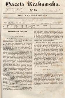 Gazeta Krakowska. 1848, nr 75