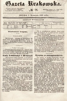 Gazeta Krakowska. 1848, nr 78